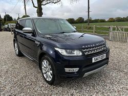 Blue Used 2017 Land Rover Range Rover Sport HSE SUV | £14,995 (Fair price)