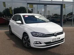White Used 2021 VW Polo Match Hatchback | £14,498 (Fair price)