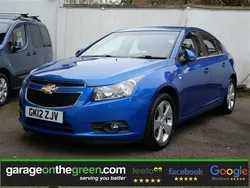 Arctic blue metallic Used 2012 Chevrolet Cruze LTZ Hatchback | £3,495