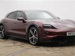 Red Used 2022 Porsche Taycan Cross Turismo Sedan | £49,950