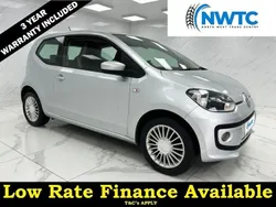 Silver Used 2014 VW up! high up! Hatchback | £6,195 (Fair price)