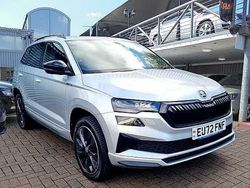 Brilliant silver metallic Used 2022 Skoda Karoq SportLine SUV | £24,280 (Fair price)