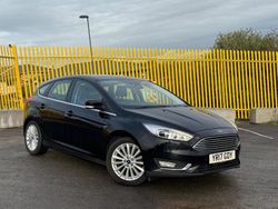Black Used 2017 Ford Focus Titanium X Hatchback | £6,590 (Fair price)