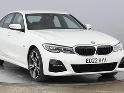 White Used 2022 BMW 330e M Sport Sedan | £23,718 (Fair price)