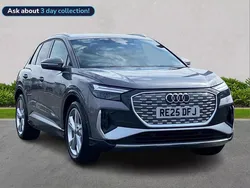 Grey Used 2025 Audi Q4 e-tron S-Line SUV | £49,825