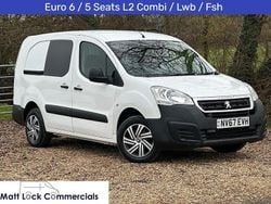 White Used 2017 Peugeot Partner S Van | £4,995 (Fair price)