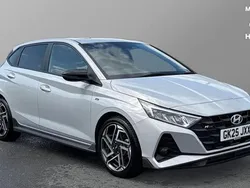 Lumen grey Used 2025 Hyundai i20 N Line Hatchback | £21,084 (A bit pricey)