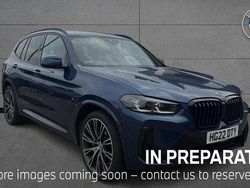 Blue Used 2022 BMW X3 M Sport SUV | £33,598 (Fair price)