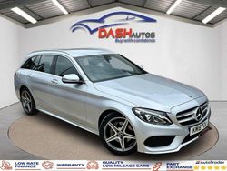 Silver Used 2018 Mercedes C220 AMG line Estate | £13,500 (Good price)