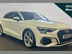 White Used 2021 Audi A3 S-Line Hatchback | £19,794 (Fair price)