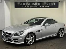 Silver Used 2014 Mercedes SLK350 AMG Cabriolet | £11,495