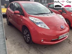 Red Used 2015 Nissan Leaf Tekna Hatchback | £4,995 (A bit pricey)