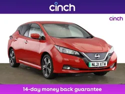Red Used 2021 Nissan Leaf N-Connecta Hatchback | £8,799 (Fair price)