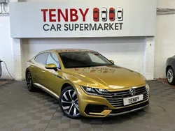 Yellow Used 2017 VW Arteon R-line Hatchback | £15,295 (A bit pricey)