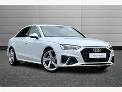 White Used 2024 Audi A4 S-Line Sedan | £28,495 (Fair price)