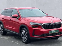 Velvet red metallic Used 2025 Skoda Kodiaq SE L SUV | £37,950 (Expensive)