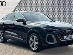 Black New 2025 Audi Q5 Sportback S-Line SUV | £50,675