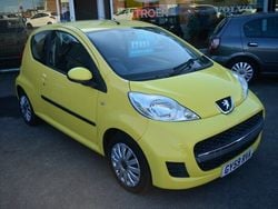 Yellow Used 2009 Peugeot 107 Hatchback | £2,295 (Fair price)