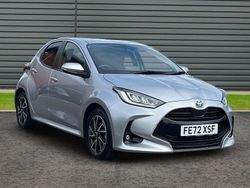 Silver Used 2022 Toyota Yaris Design Hatchback | £16,695 (Fair price)