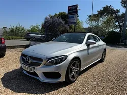 Silver with black leather trim Used 2016 Mercedes 250 AMG Line Premium Coupe | £12,690 (Fair price)