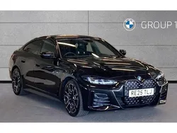 Black sapphire metallic paint Used 2025 BMW 420 M Sport Coupe | £40,395 (Good price)