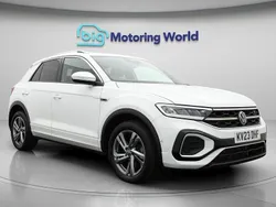 White Used 2023 VW T-Roc R-line SUV | £24,500 (Fair price)