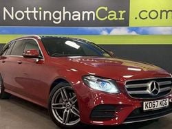 Red Used 2018 Mercedes E220 AMG line Estate | £16,991 (Fair price)