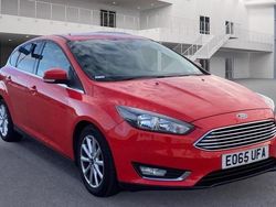 Red Used 2015 Ford Focus Titanium Hatchback | £4,450 (Fair price)