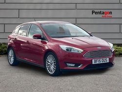 Red Used 2015 Ford Focus Titanium X Hatchback | £7,995 (Fair price)