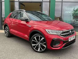 Red Used 2022 VW T-Roc R-line SUV | £23,499 (Fair price)