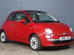 Red Used 2015 Fiat 500 Lounge Hatchback | £4,590 (Good price)