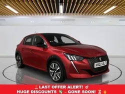 Red Used 2022 Peugeot 208 GT Hatchback | £12,449 (Fair price)