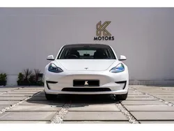 White Used 2021 Tesla Model 3 Long Range AWD Sedan | £20,750 (Fair price)