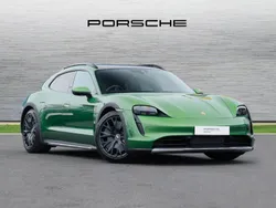 Mamba green metallic Used 2022 Porsche Taycan Cross Turismo Sedan | £59,990