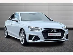 White Used 2024 Audi A4 S-Line Sedan | £29,195 (Fair price)