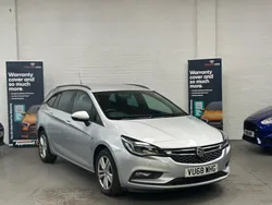 Silver Used 2018 Vauxhall Astra Design Edition Estate | £3,750 (Good price)