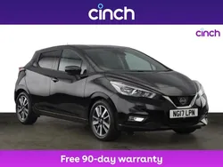 Black Used 2017 Nissan Micra N-Connecta Hatchback | £9,299 (Fair price)