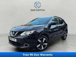 Black Used 2017 Nissan Qashqai N-Vision SUV | £7,990 (Fair price)