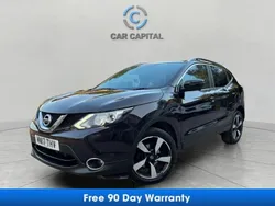 Black Used 2017 Nissan Qashqai N-Vision SUV | £7,990 (Fair price)