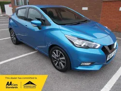 Blue Used 2018 Nissan Micra Acenta Hatchback | £8,495 (Fair price)