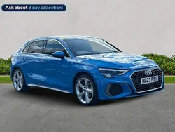 Blue Used 2023 Audi A3 S-Line Hatchback | £22,274 (Fair price)