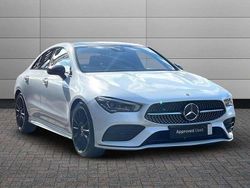 Digital white Used 2022 Mercedes CLA180 AMG Line Premium Plus Sedan | £25,990 (Fair price)