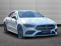 Digital white Used 2022 Mercedes CLA180 AMG Line Premium Plus Sedan | £26,350 (Fair price)