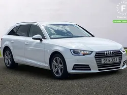 White Used 2018 Audi A4 Sport Estate | £14,499 (Fair price)