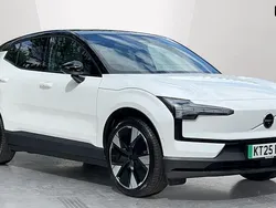 Special metallic crystal white New 2025 Volvo EX30 Ultra SUV | £32,250 (Good price)