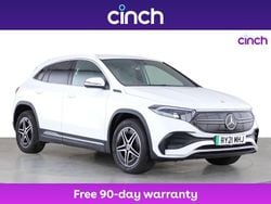 White Used 2021 Mercedes EQA250 AMG line SUV | £20,349 (Fair price)