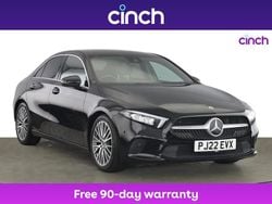 Black Used 2022 Mercedes A180 Executive Sedan | £18,349 (Good price)