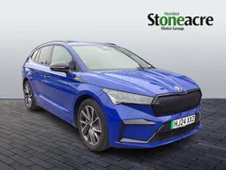 Blue Used 2024 Skoda Enyaq iV SportlinePlus SUV | £29,995 (A bit pricey)