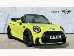 Zesty yellow Used 2024 Mini Cooper S Cabriolet Comfort Cabriolet | £27,750 (Expensive)