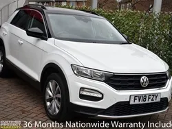 White Used 2018 VW T-Roc Design SUV | £14,990 (Fair price)